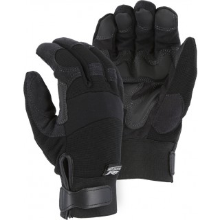 2139BKH Majestic® Winter Lined Armor Skin Mechanics Glove with PVC Double Palm and Knit Back